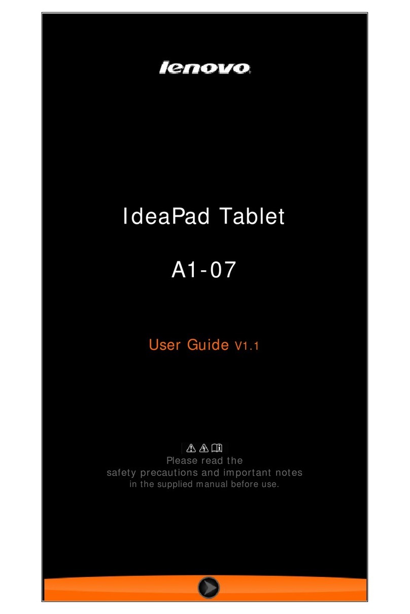Lenovo IdeaPad A1-07 User manual