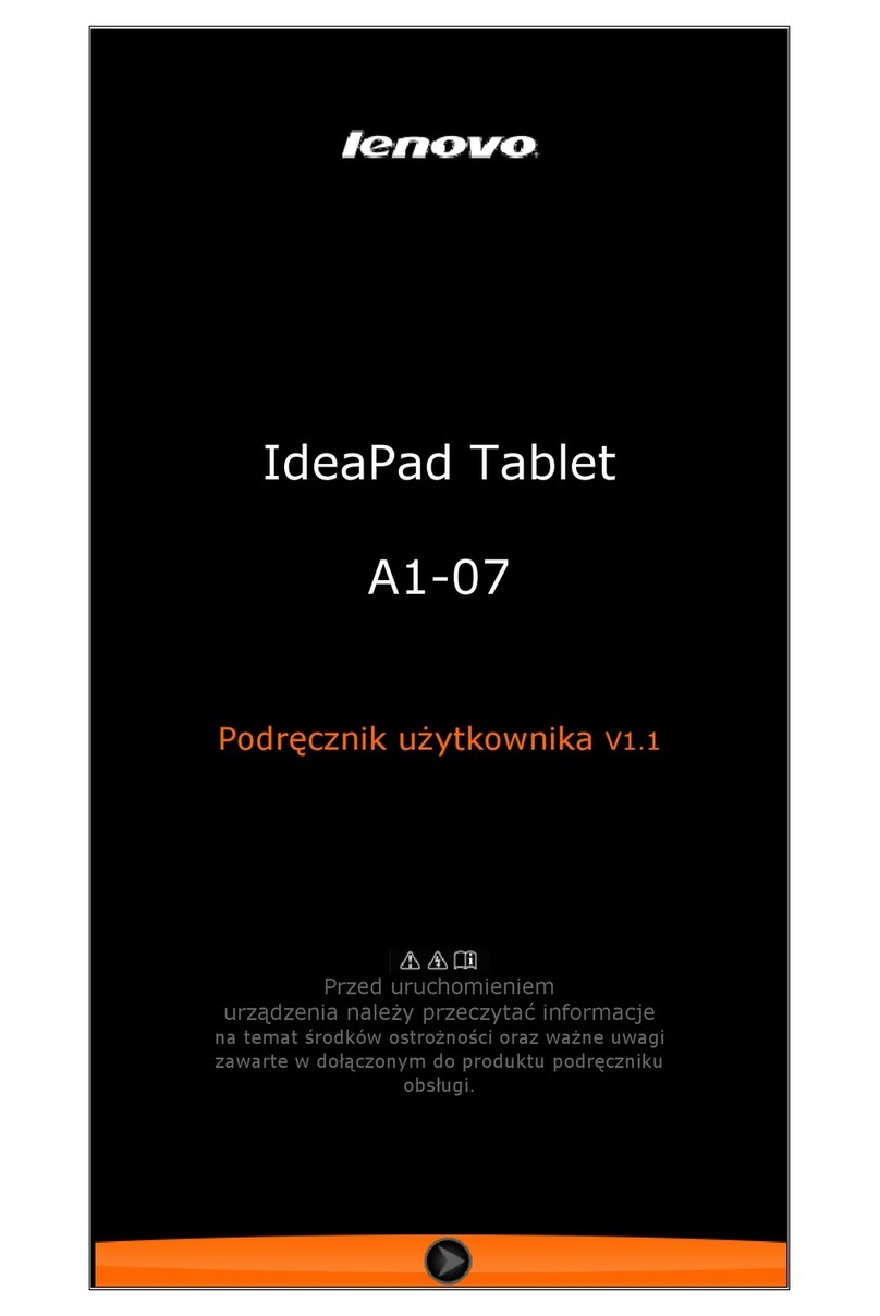 Lenovo IdeaPad A1-07 Podręcznik użytkownika