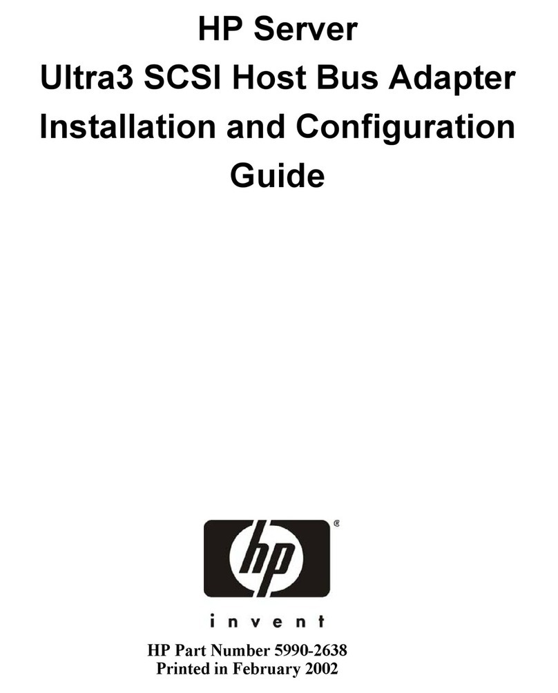 HP Tc2110 - Server - 128 MB RAM Operator's manual