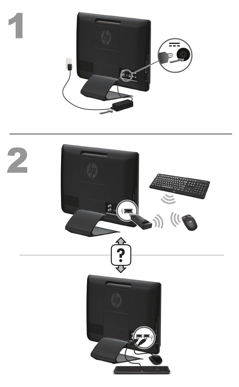 HP TouchSmart 420-1100 User manual
