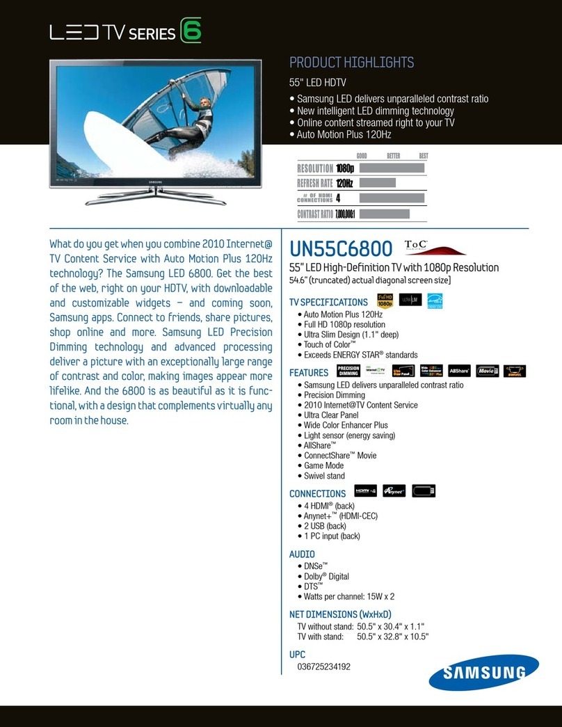 Samsung UN55C6800 User manual