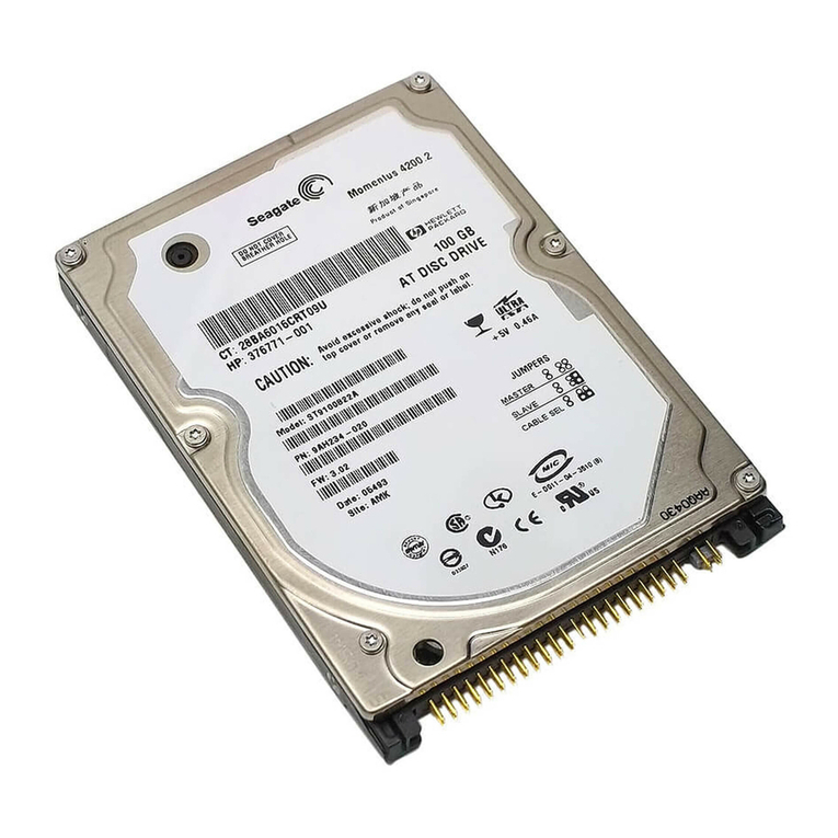 Seagate ST9100822A User manual