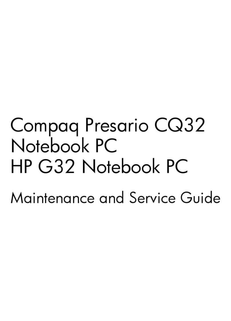 HP Presario CQ32-100 - Notebook PC Manual
