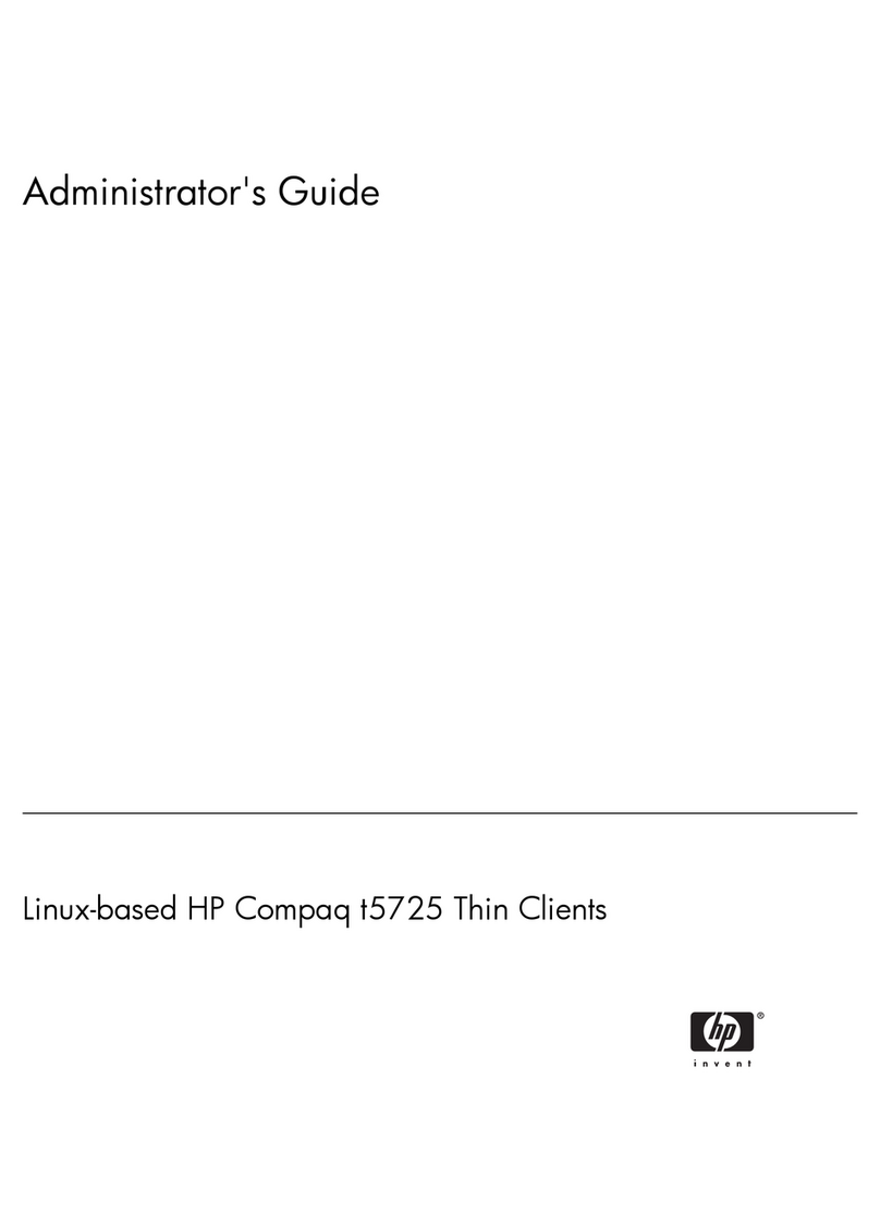 HP T5725 - Compaq Thin Client Administrator's guide