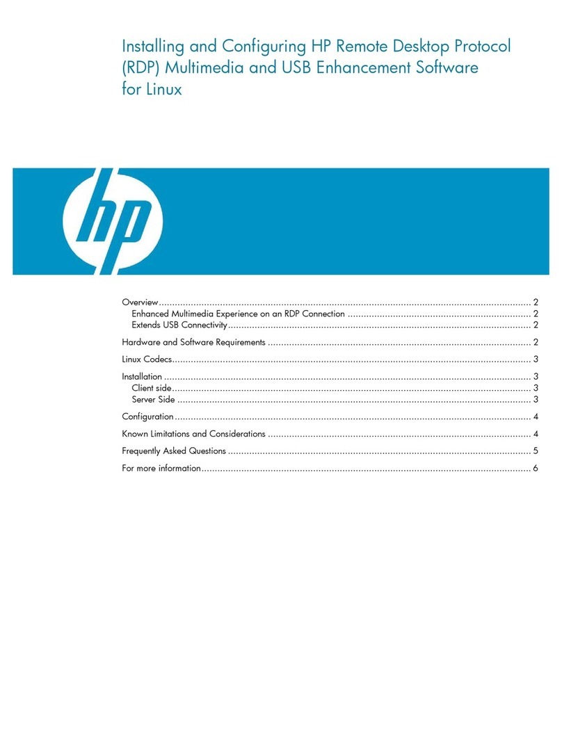 HP T5725 - Compaq Thin Client Instruction Manual