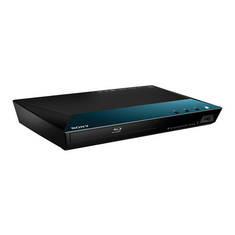 Sony BDP-S3100 User manual