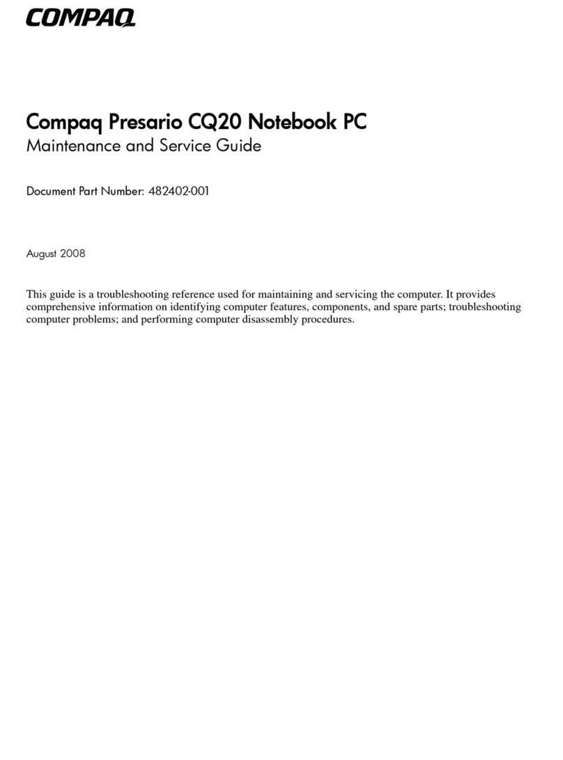 Compaq Presario CQ20-100 - Notebook PC Manual