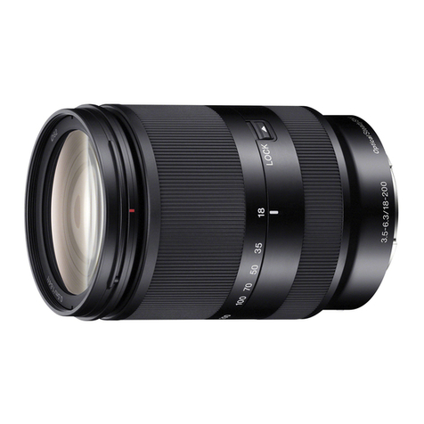 Sony SEL18200LE operating instructions