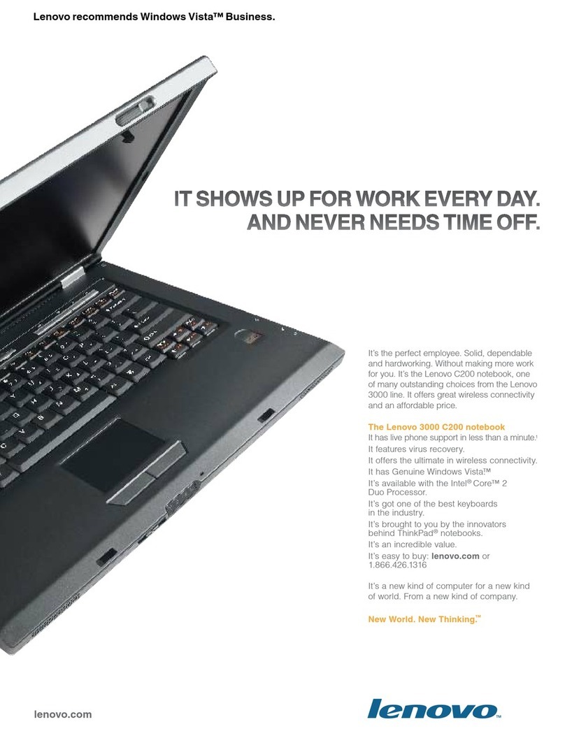 Lenovo 8922A1U brochure