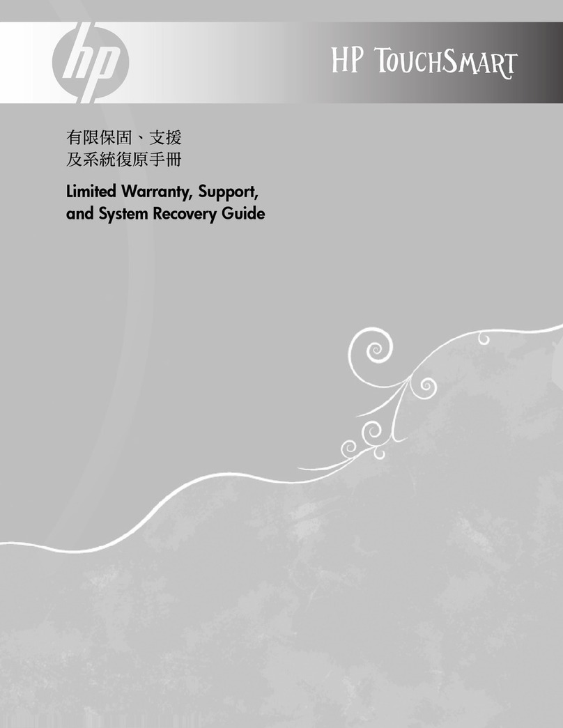 HP TouchSmart IQ520 Use and maintenance manual