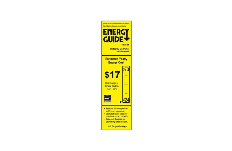 Samsung UN55D6900WF User manual