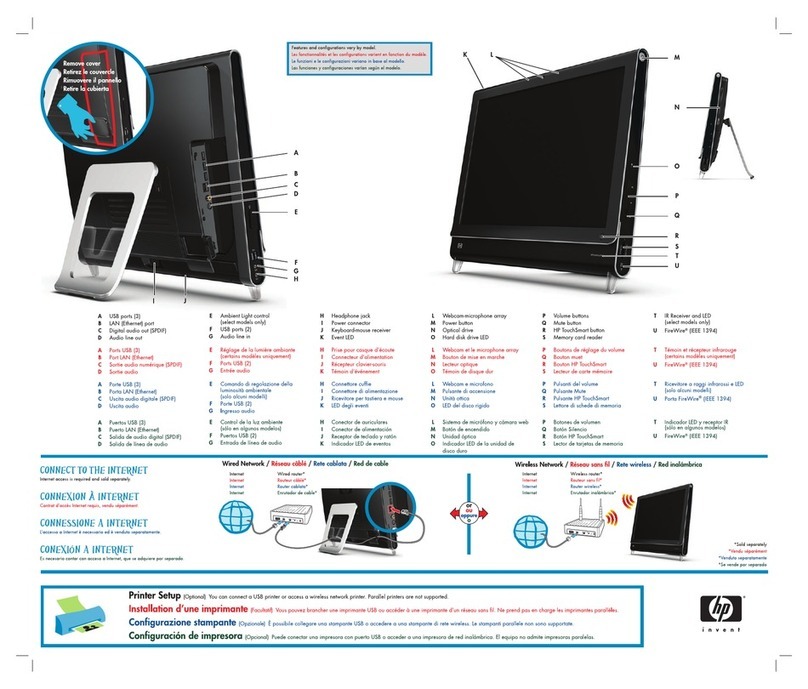 HP TouchSmart IQ530 Instruction manual