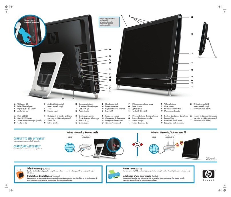 HP TouchSmart IQ520 Instruction manual