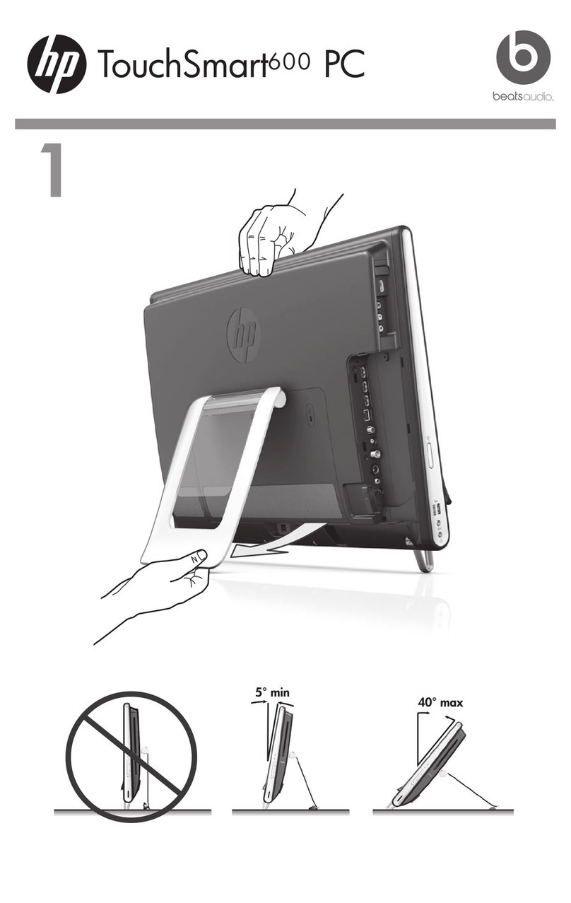 HP TouchSmart 600-1400 - Desktop PC How to use