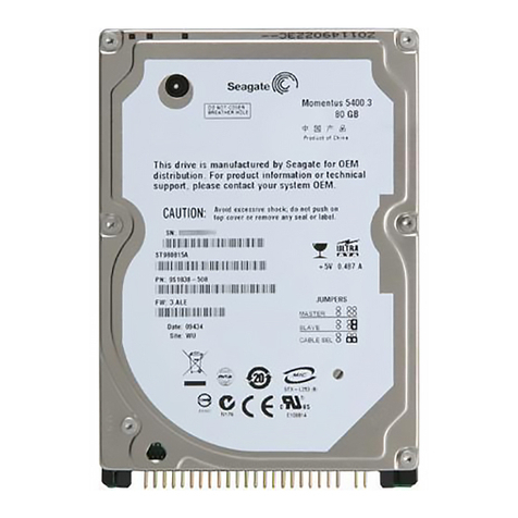 Seagate Momentus 5400.3 ST9100828AB User manual Seagate Momentus 5400.3 ST9100828AB User manual