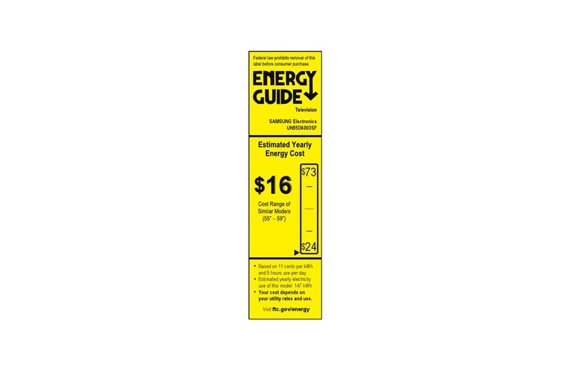Samsung UN55D6003SF Assembly instructions