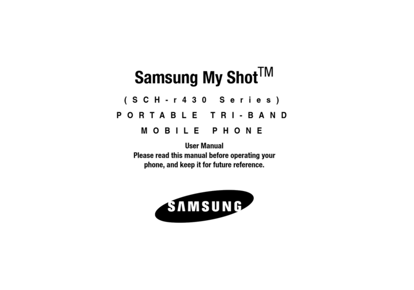 Samsung My Shot SCH-r430 series User manual Samsung My Shot SCH-r430 series User manual