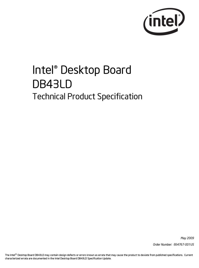 Intel BOXDB43LD - B43 Chipset Executive Series User manual