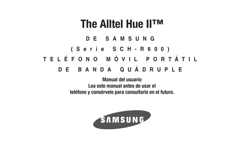 Samsung Alltel Hue II SCH-R600 Series User manual