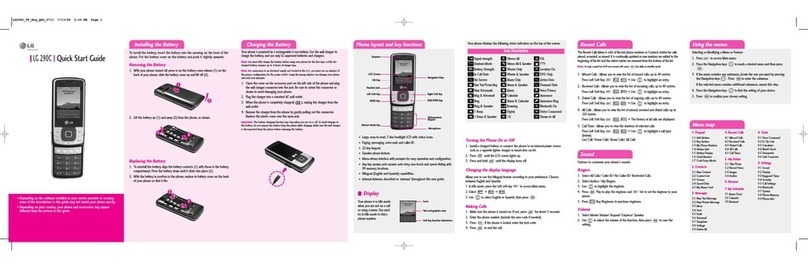 LG KG290 User manual