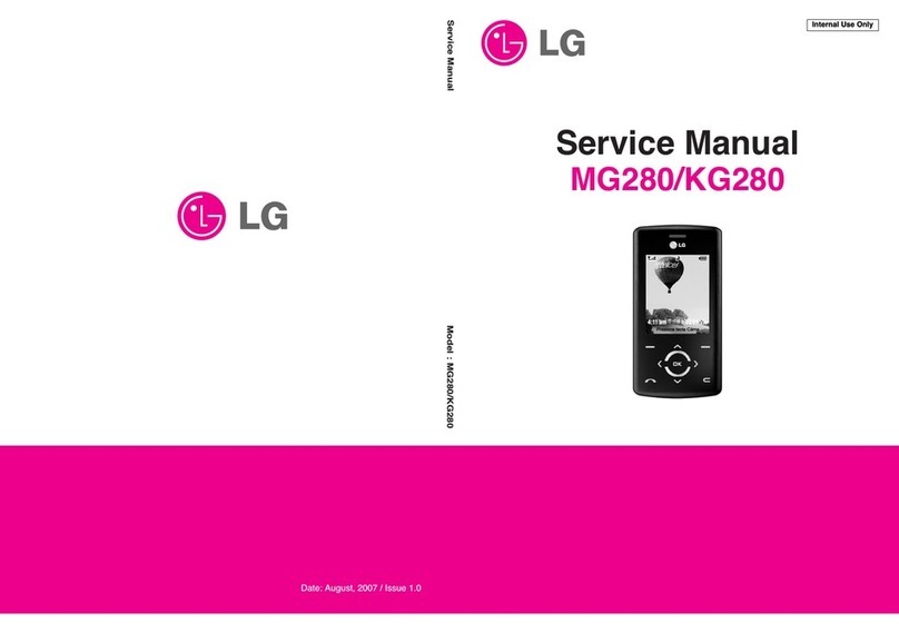 LG KG280 Service manual