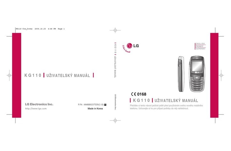 LG KG110 user manual