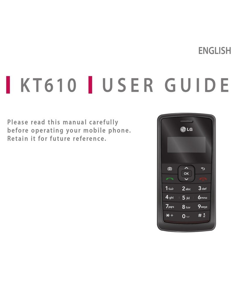 LG KT610 user guide