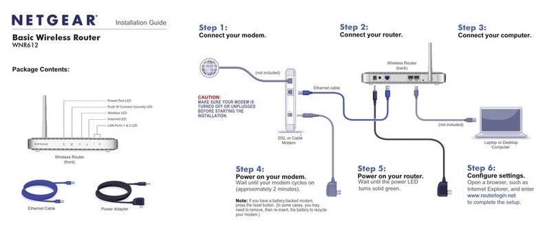 NETGEAR WNR612 - Wireless-N 150 Router User manual