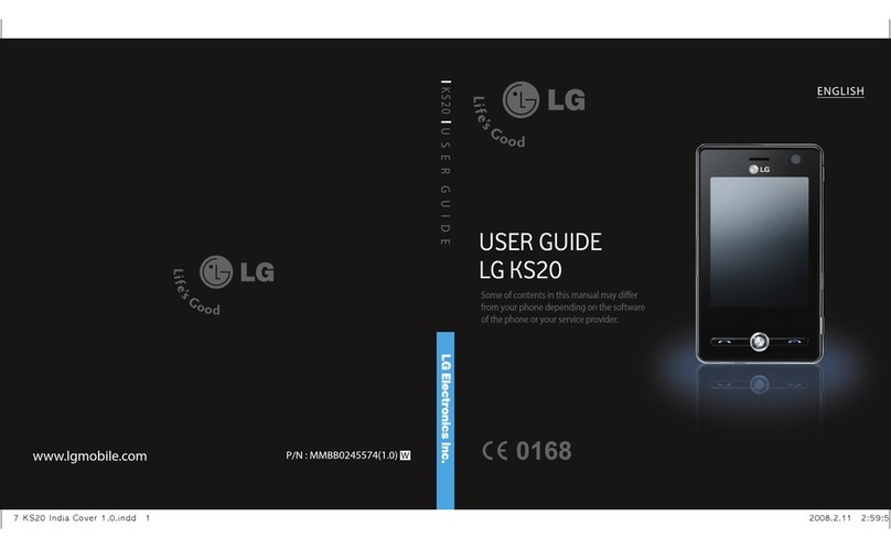 LG KS20 User manual