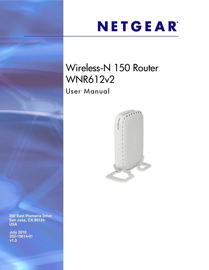 NETGEAR WNR612v2 - Wireless-N 150 Router User manual NETGEAR WNR612v2 - Wireless-N 150 Router User manual
