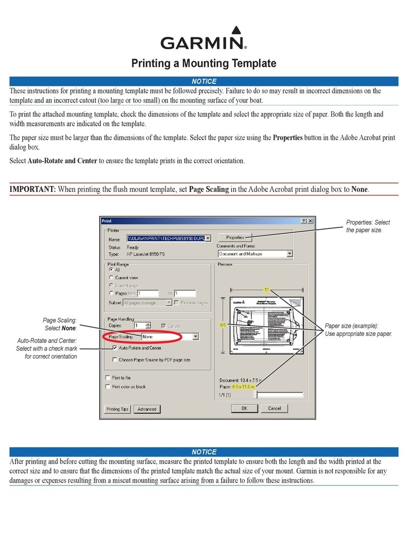 Garmin GPSMAP 720 Template
