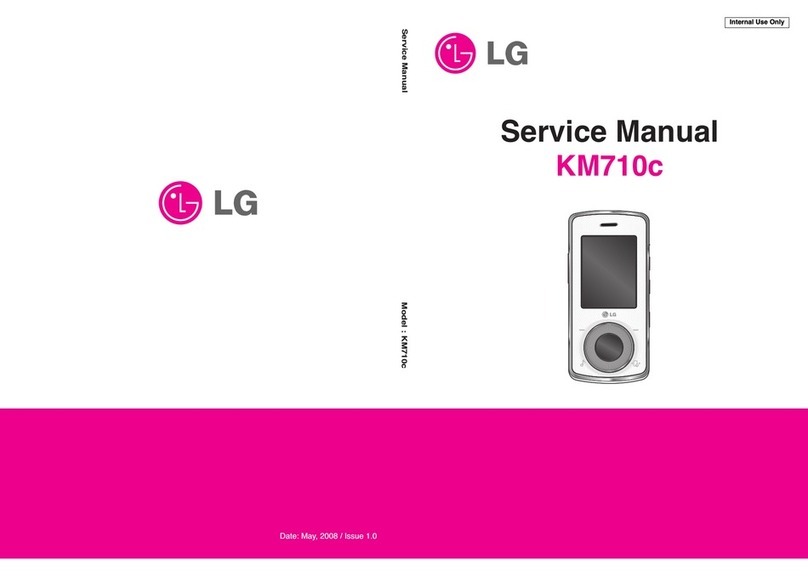 LG KM710 Service manual