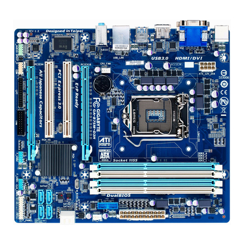 Gigabyte GA-B75M-D3H User manual