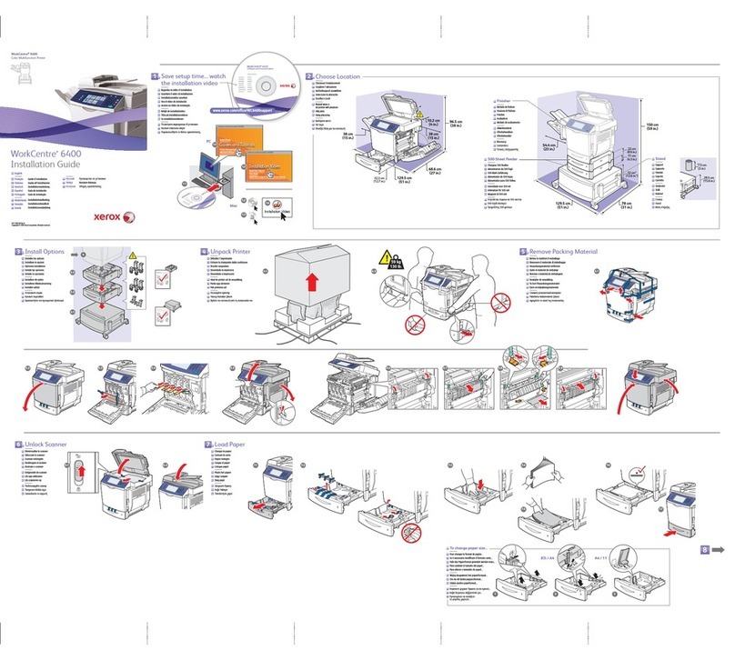 Xerox WorkCentre 6400S User manual Xerox WorkCentre 6400S User manual