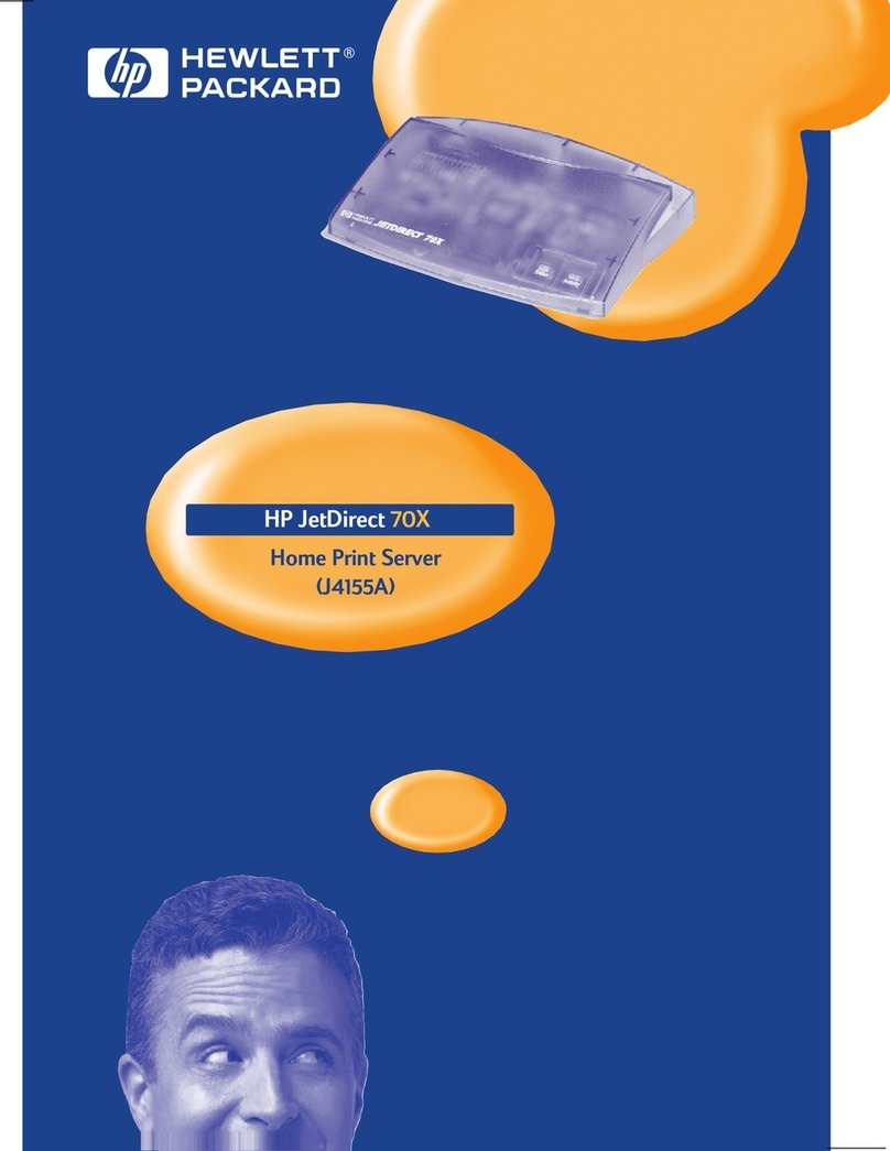 HP Jetdirect 70x - Home Print Server user guide