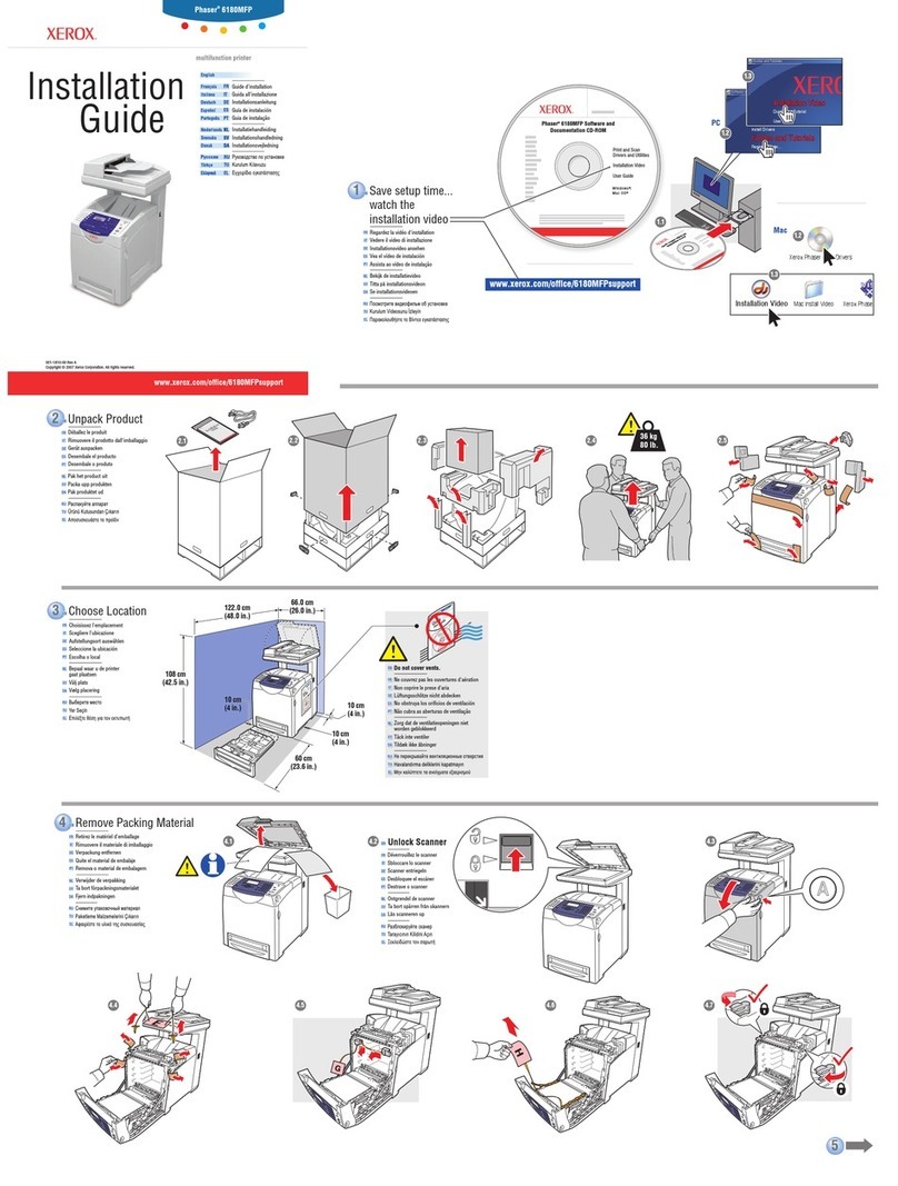 Xerox Phaser 6180MFP User manual