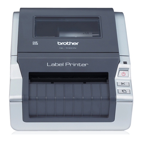 Brother P-touch QL-1050N Installation instructions