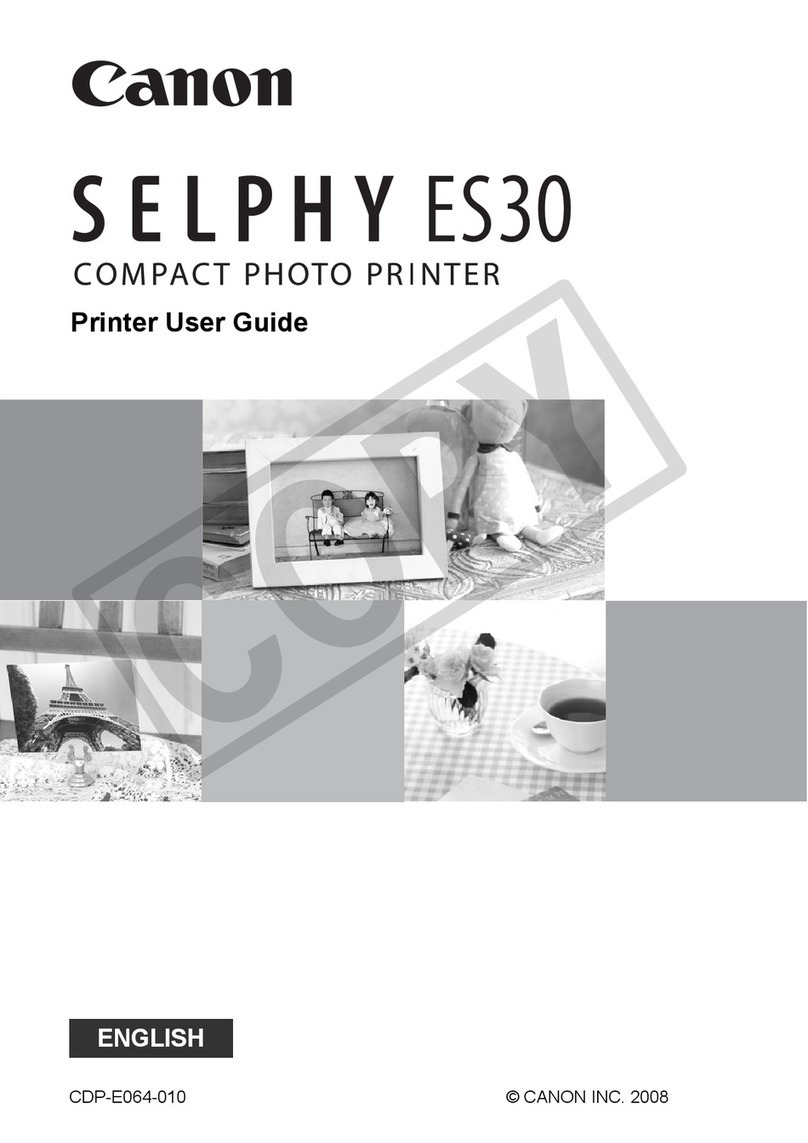 Canon SELPHY ES30 User manual
