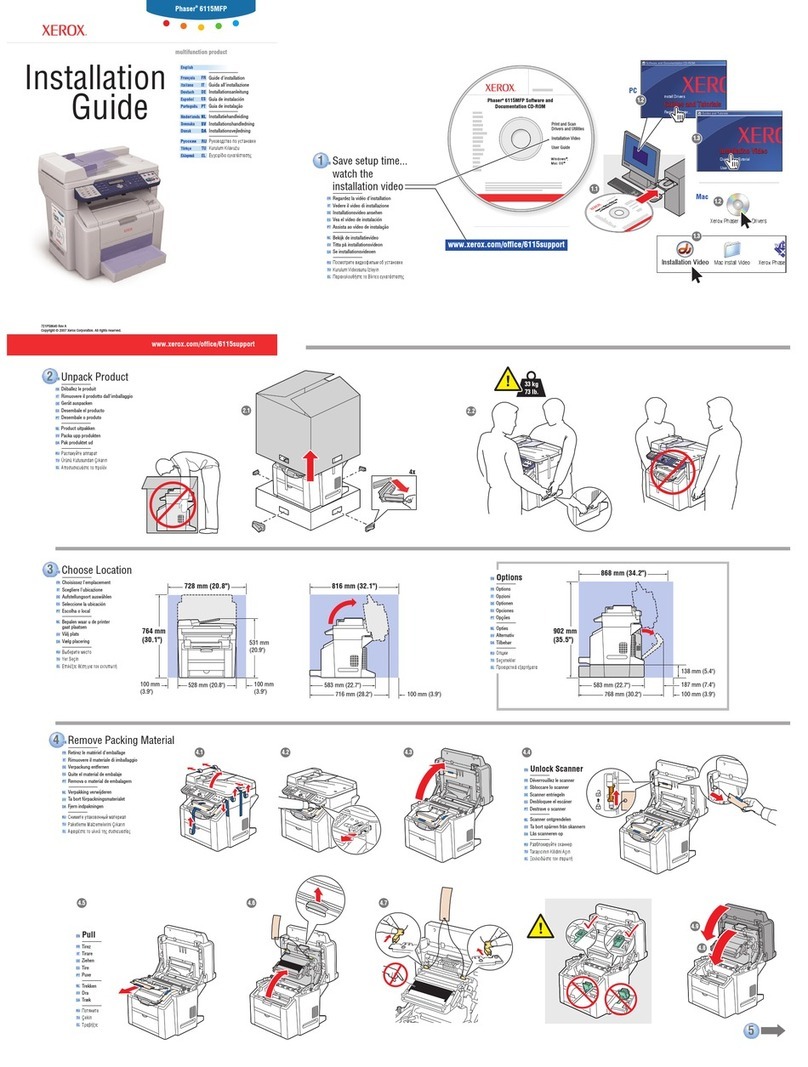 Xerox Phaser 6115 MFP User manual