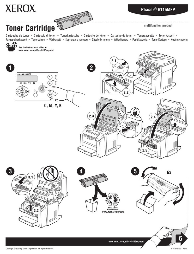 Xerox Phaser 6115 MFP User manual Xerox Phaser 6115 MFP User manual