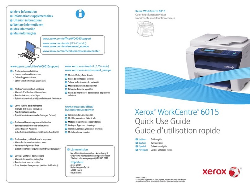 Xerox WorkCentre 6015NI Operating manual