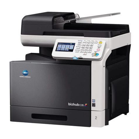 Konica Minolta bizhub C35 Safety information