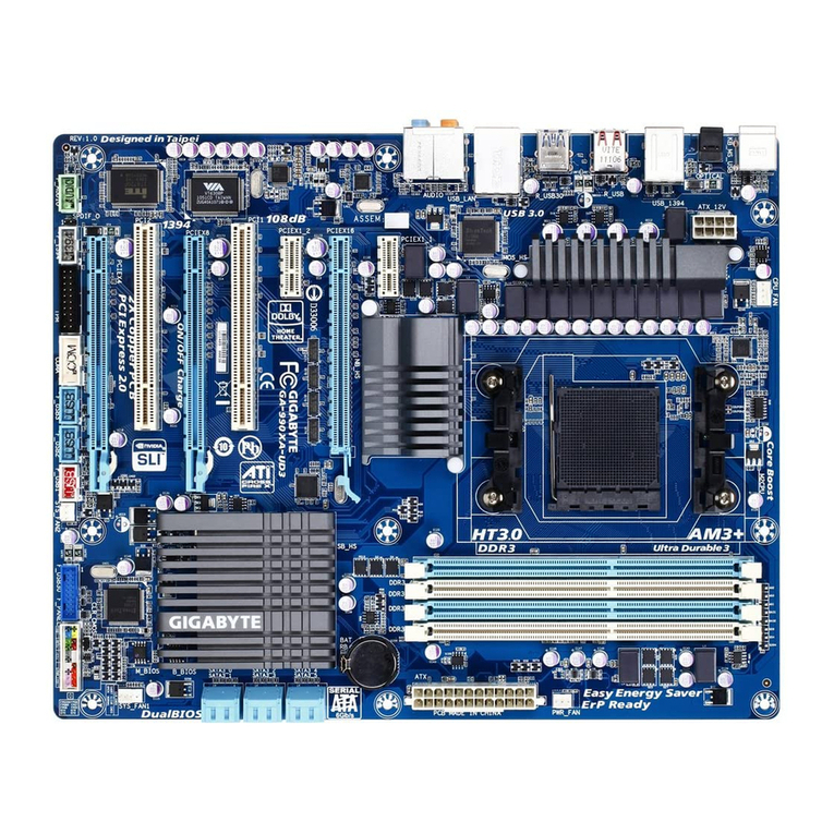 Gigabyte GA-990XA-UD3 user manual