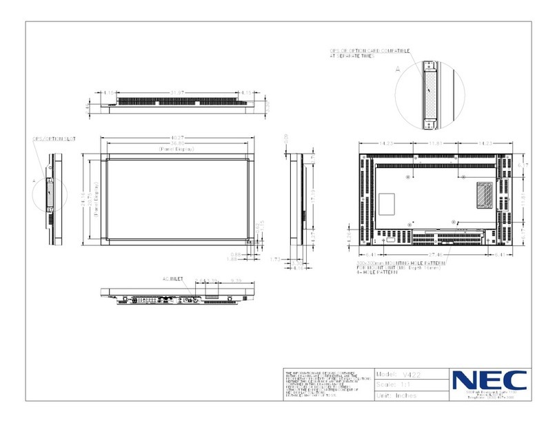 NEC MultiSync V422 Guide NEC MultiSync V422 Guide