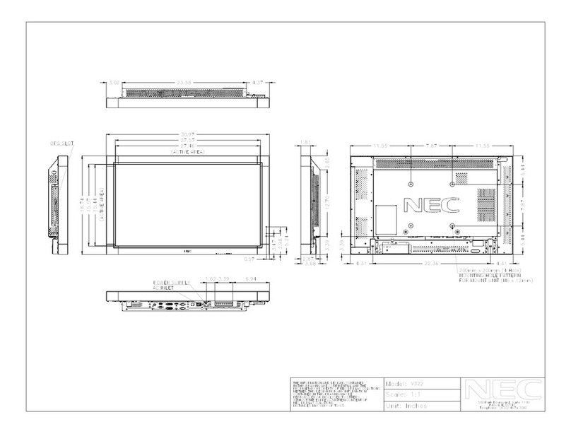 NEC MultiSync V322 Guide
