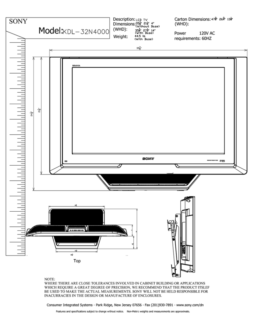 Sony KDL-32N4000 - 32" Class Bravia N Series Lcd... User guide