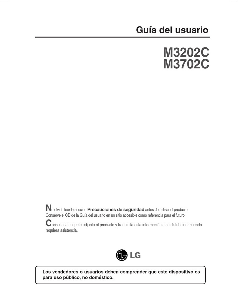 LG M3702C-BA-US -  - 37" LCD Flat Panel Display Quick start guide