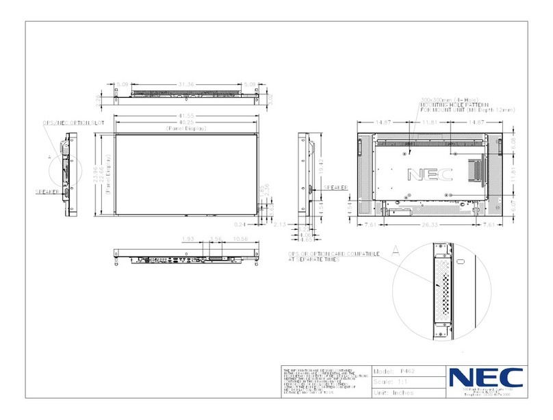 NEC MultiSync P462 Guide