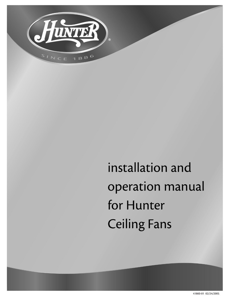 Hunter 28425 User manual