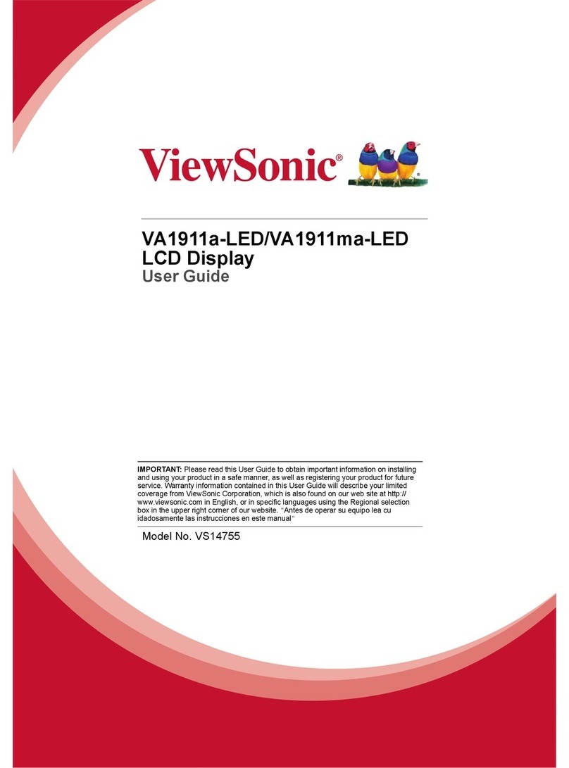 ViewSonic VA1911a-LED User manual
